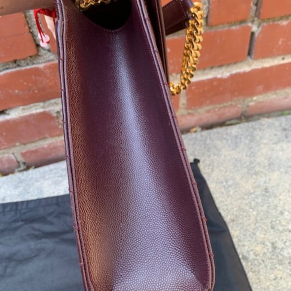 RECEIPT- SAINT LAURENT Large Monogramme Envelope Chain Bag - Bordeaux - Picture 3 of 13